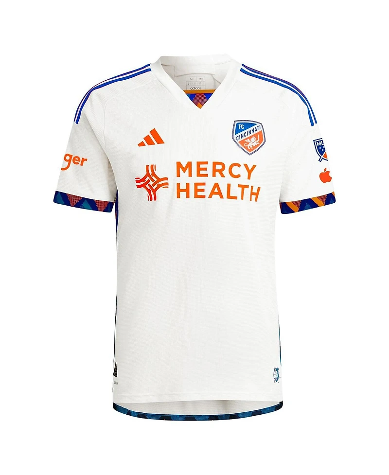Adidas Men's Luciano Acosta White Fc Cincinnati 2024 The Canvas Kit Authentic Player Jersey
