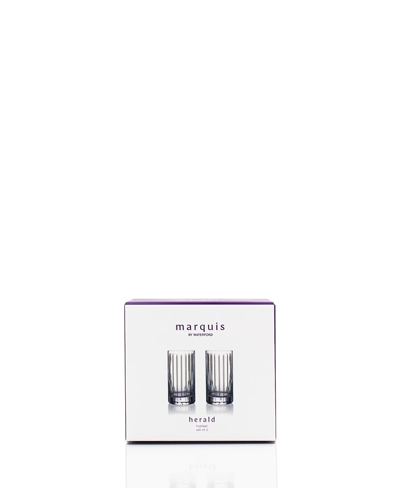 Marquis by Waterford Herald Highball Glasses, Set of 2