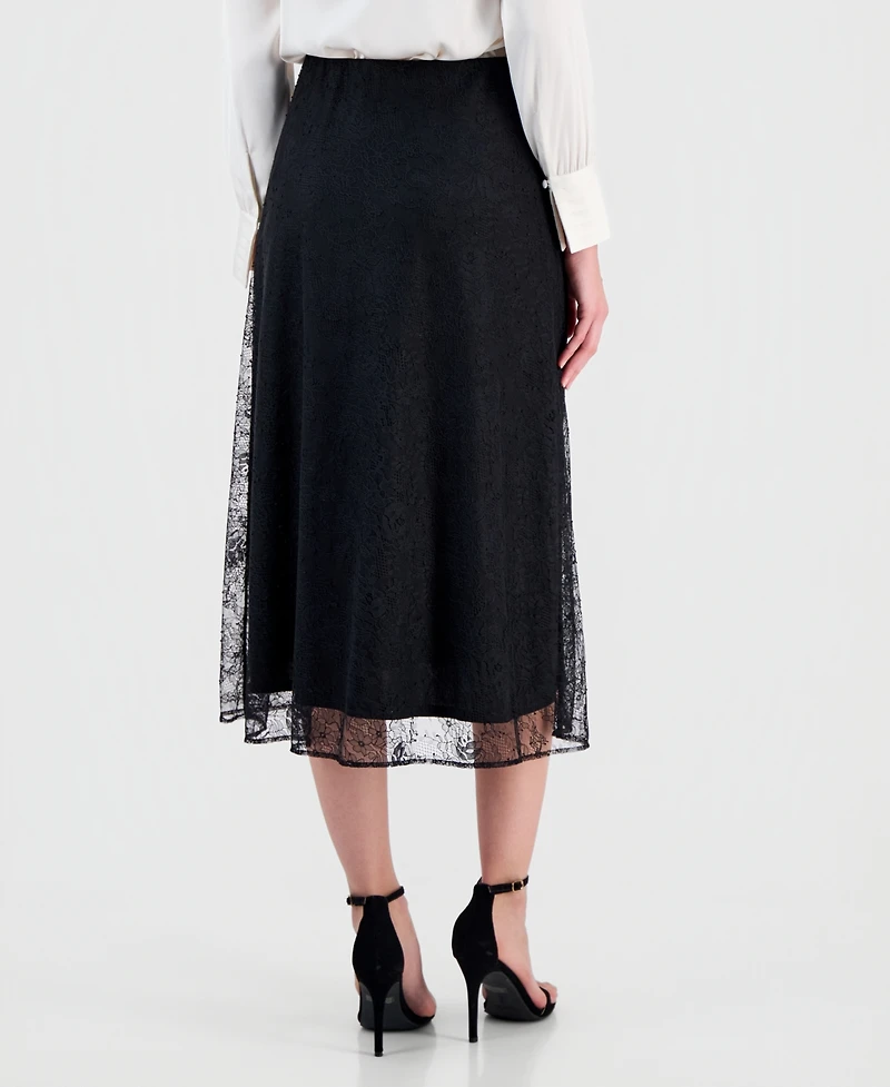 Anne Klein Women's Lace Midi Skirt
