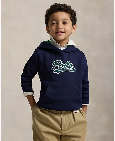 Polo Ralph Lauren Toddler and Little Boys Logo Fleece Hoodie