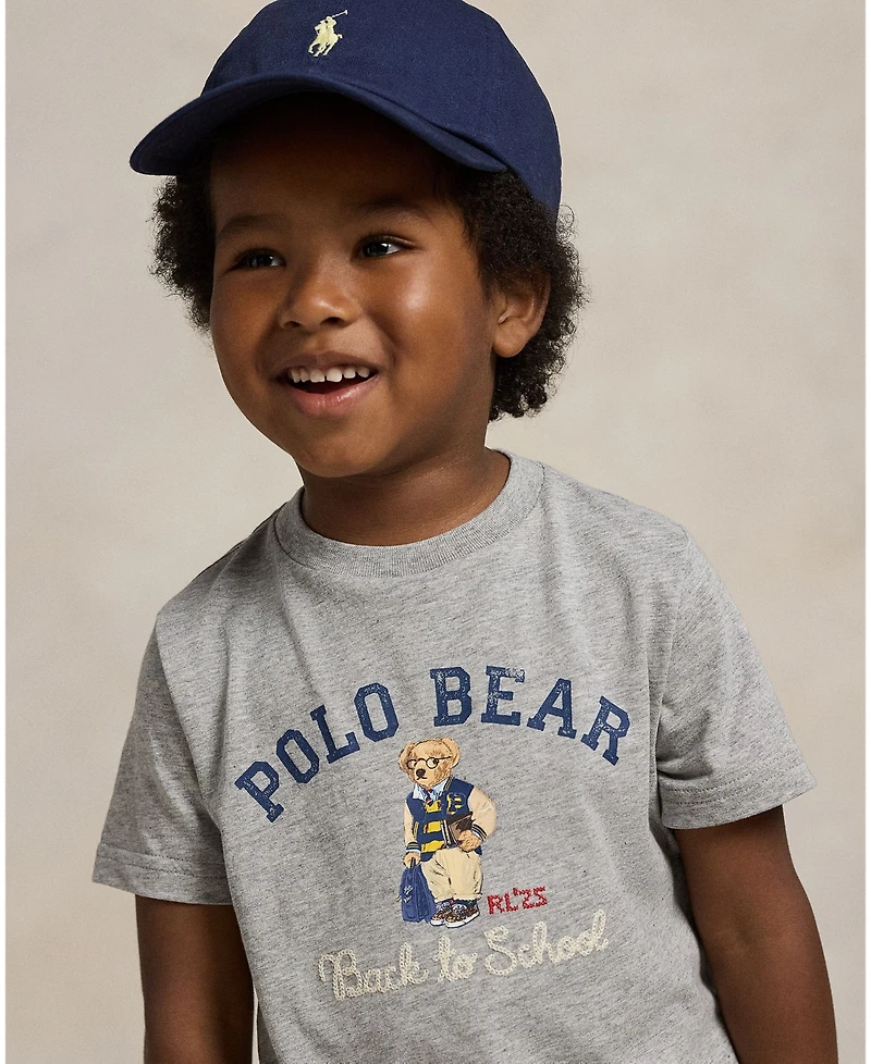 Polo Ralph Lauren Toddler and Little Boys Bear Cotton Jersey T-Shirt