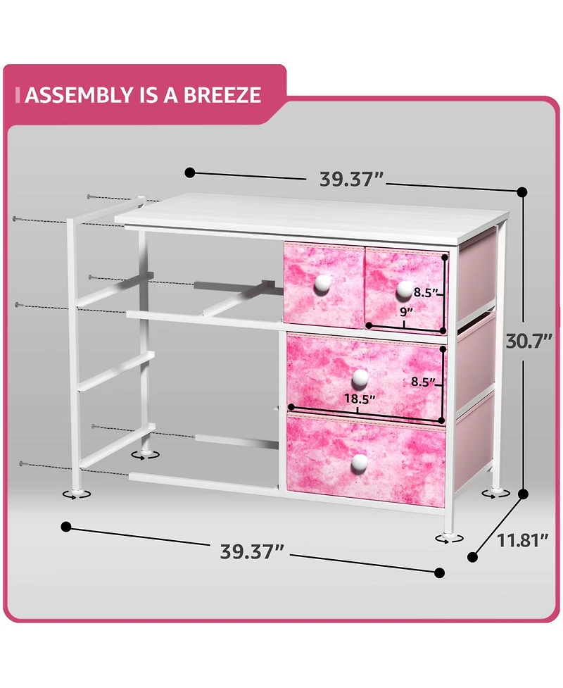 Sorbus Chest Dresser with 8 Drawers