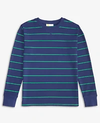 Epic Threads Boys 5-20 Striped Thermal Crewneck T-Shirt, Macy's Exclusive
