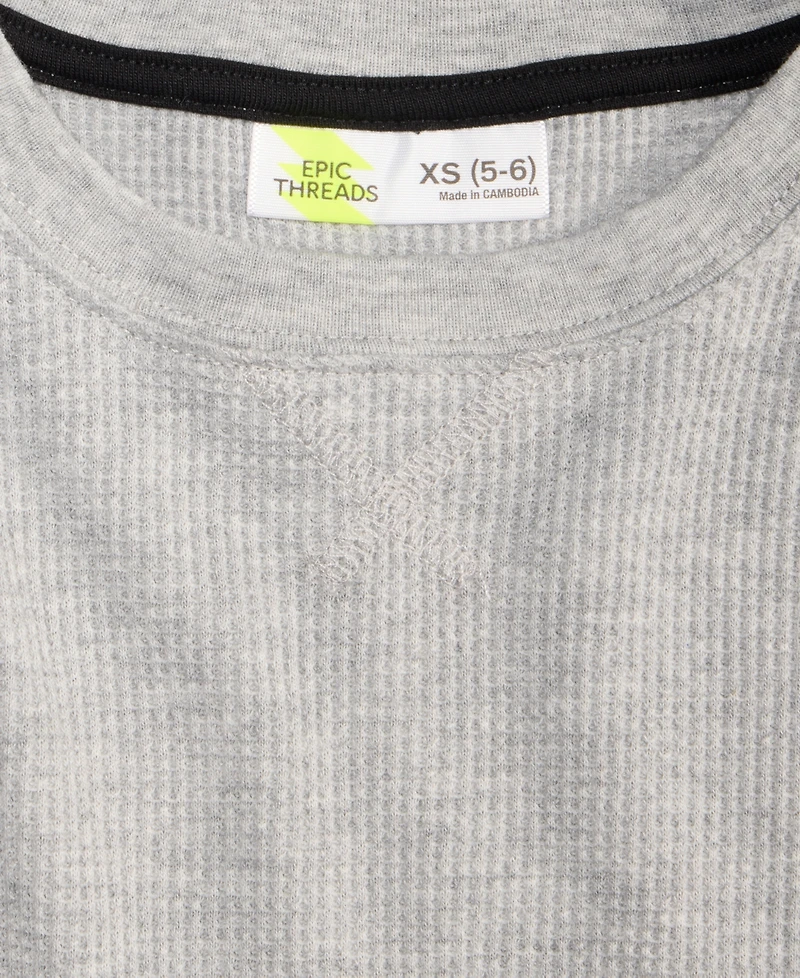 Epic Threads Boys 5-20 Thermal Long-Sleeve Crewneck T-Shirt, Macy's Exclusive