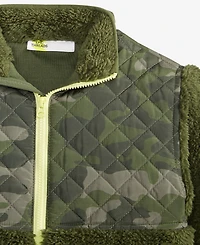 Epic Threads Boys Toddler 2T-4T Camo Faux-Sherpa Jacket, Macy's Exclusive