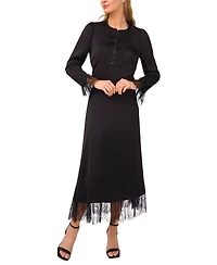 CeCe Women's Long Sleeve Button Down Blouse