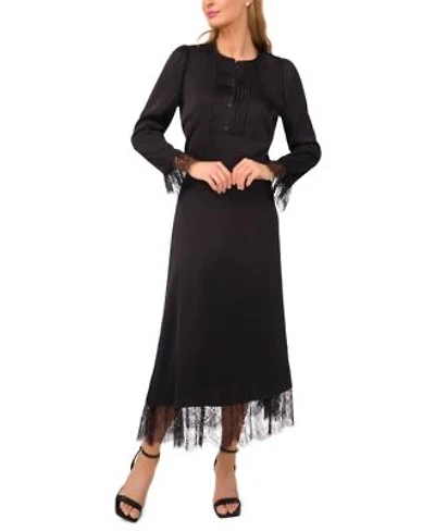 Cece Womens Button Down Blouse Lace Midi Skirt