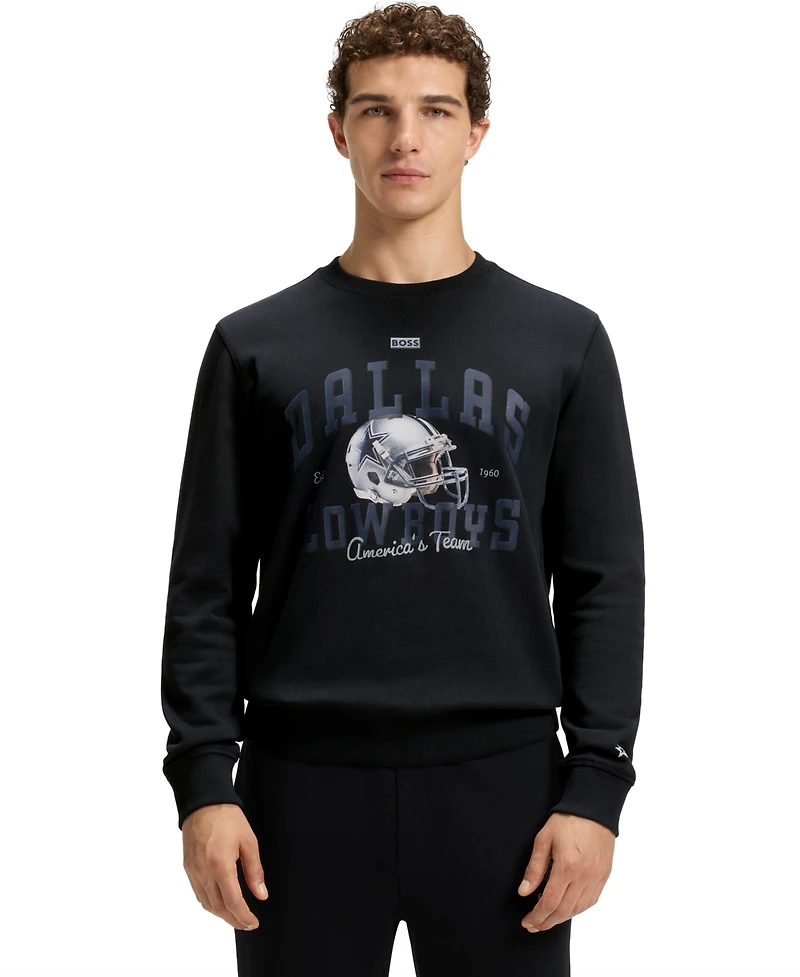 Boss x Dallas Cowboys Helmet Graphic Sweatshirt