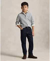 Polo Ralph Lauren Big Boys Cotton Interlock Quarter-Zip Pullover