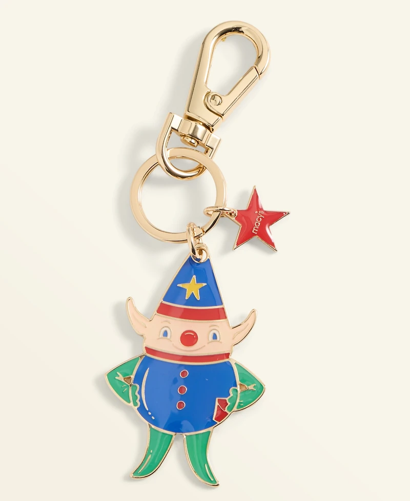 Macy's Thanksgiving Day Parade Enamel Elf Bag Charm, Macy's Exclusive