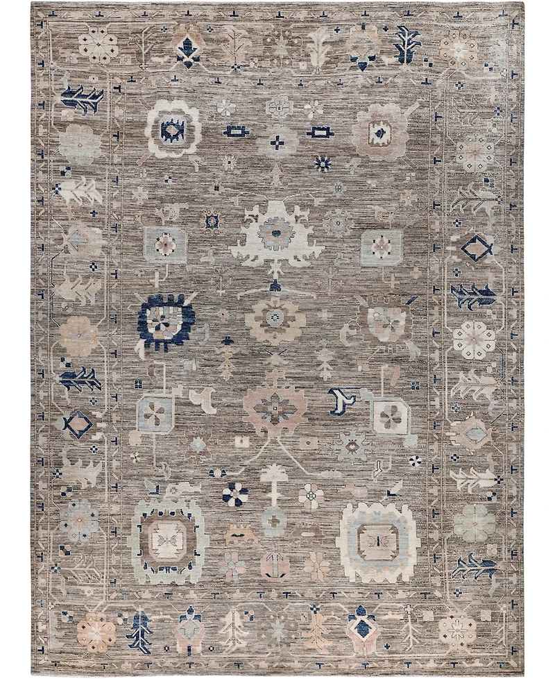 Adorn Hand Woven Rugs Colorful Oushak M0103-34 10'2"x13'10" Area Rug