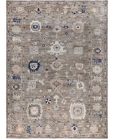 Adorn Hand Woven Rugs Colorful Oushak M0103-34 10'2"x13'10" Area Rug