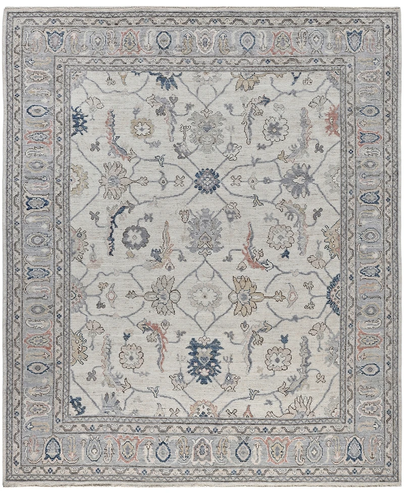 Adorn Hand Woven Rugs Colorful Oushak M0103-44 8'2"x9'8" Area Rug
