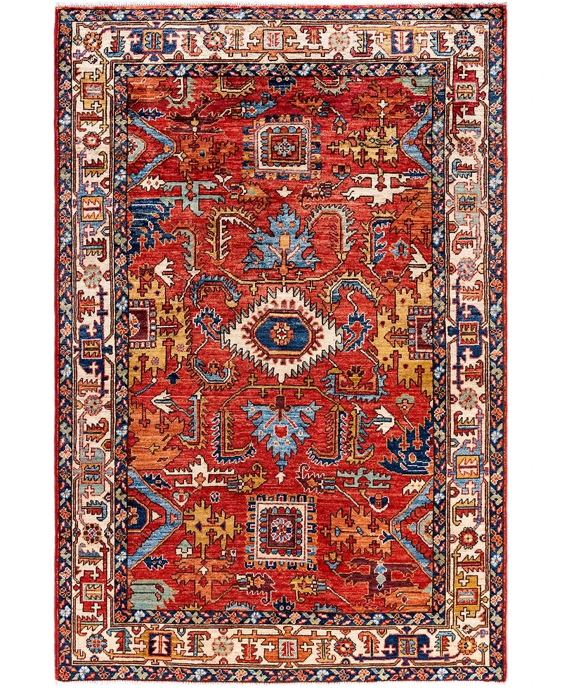 Adorn Hand Woven Rugs Serapi M0103-321 4'1"x6' Area Rug