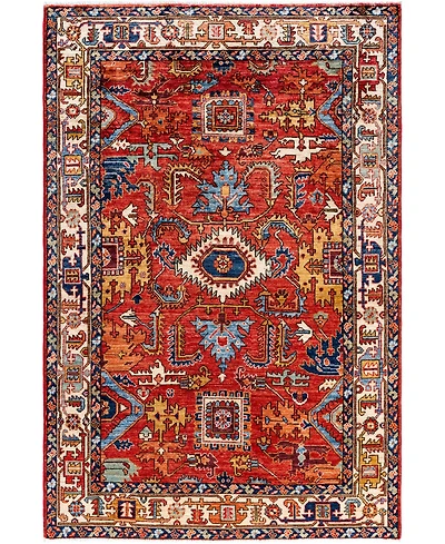 Adorn Hand Woven Rugs Serapi M0103-321 4'1"x6' Area Rug