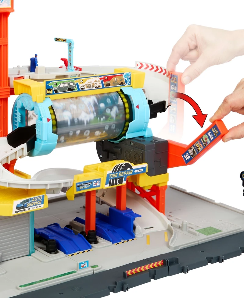 Matchbox Spin Cyclone Car Wash Playset