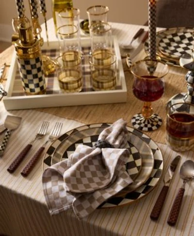Mackenzie Childs Tartan Mocha Collection