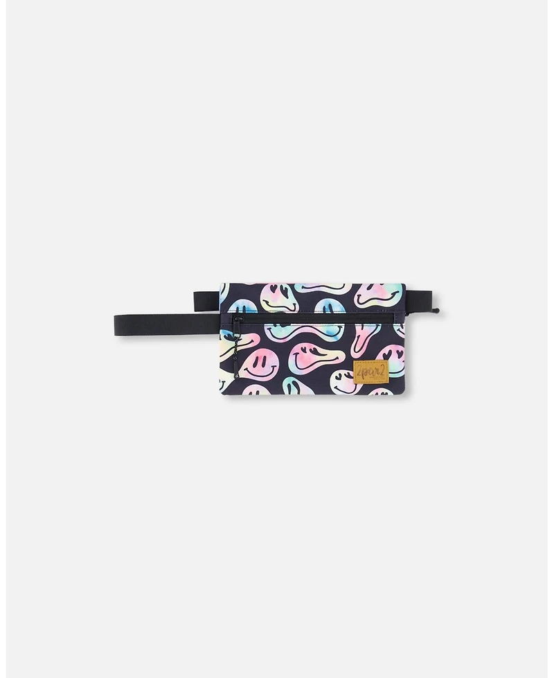 Deux par Deux Girl Double Pencil Case Smiley Face Girl - Toddler|Child