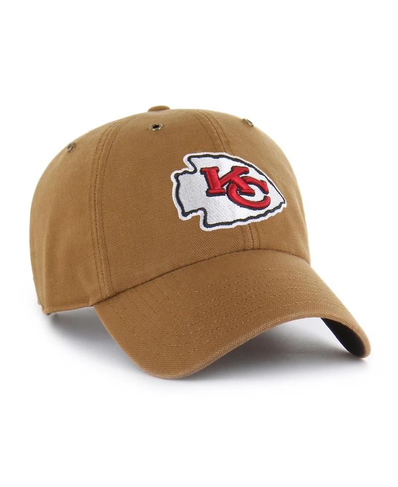 '47 Brand x Carhartt Men's Brown Kansas City Chiefs Clean Up Adjustable Hat