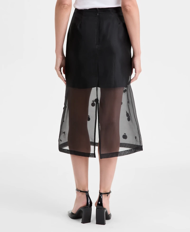 On 34th Women's Embellished Organza Midi Skirt, Macy's Exclusive