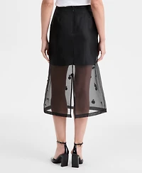 On 34th Women's Embellished Organza Midi Skirt, Macy's Exclusive