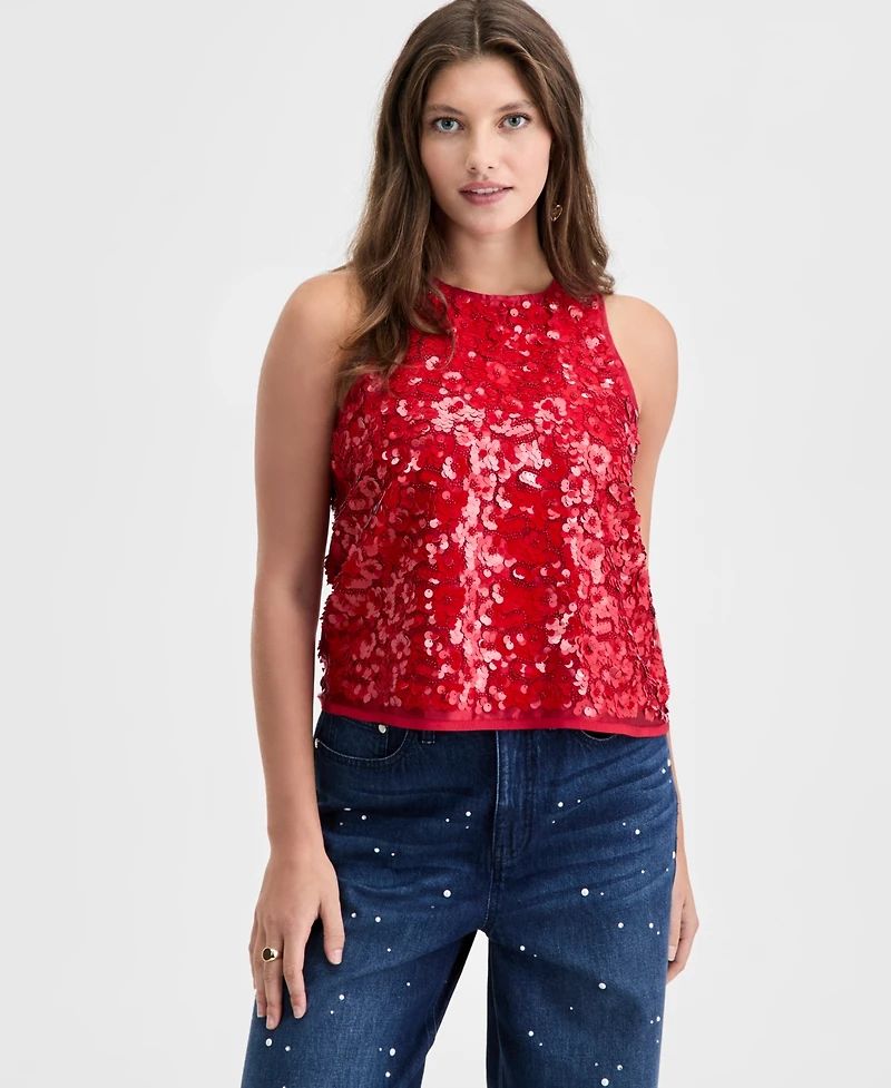 On 34th Women's Sequin Sleeveless Top, Macy's Exclusive