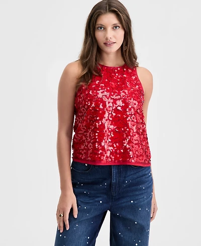 On 34th Women's Sequin Sleeveless Top, Macy's Exclusive