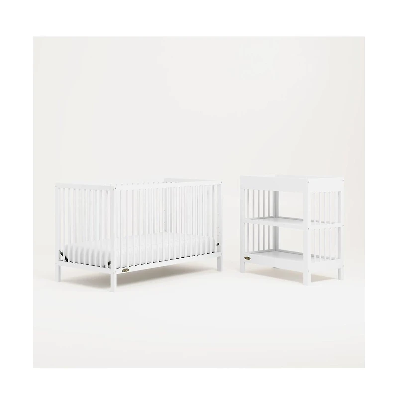 Graco Teddi 5-in-1 Convertible Crib - White