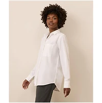 Pact Women's Organic Cotton All Day Poplin Classic Shirt