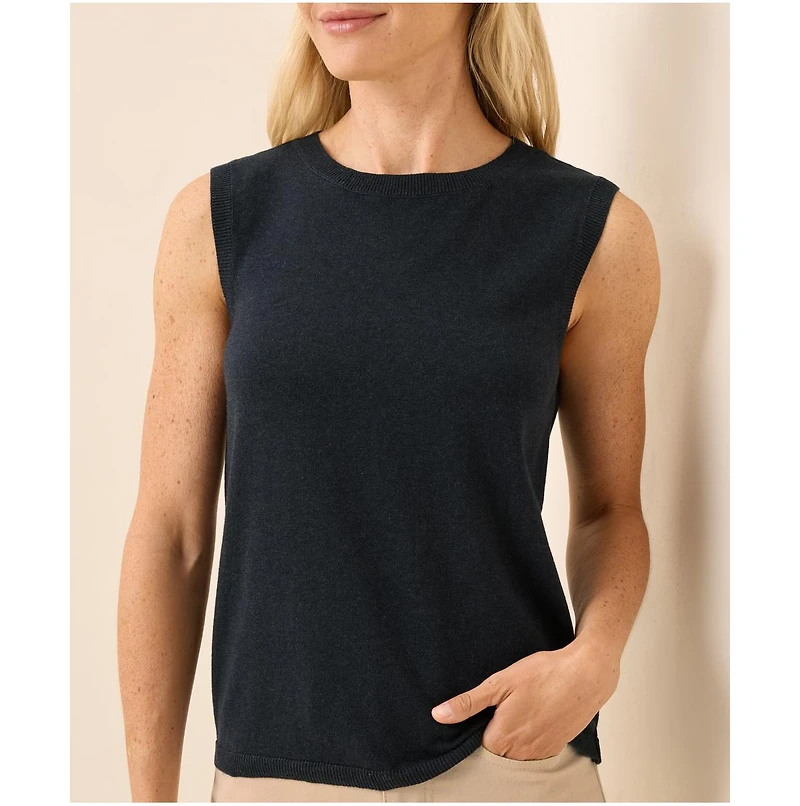 Pact Women's Organic Cotton Classic Fine Knit Shell
