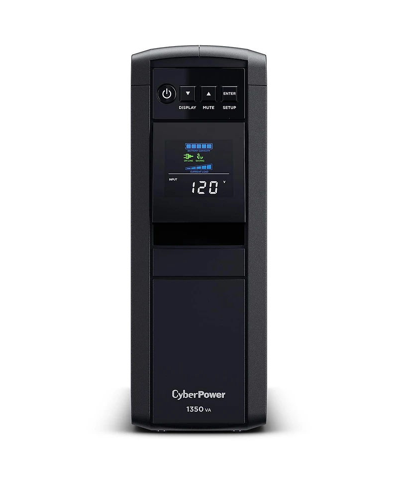 CyberPower Pfc Sinewave Computer Battery Backup, 1350VA 810W Ups, 10 Outlets