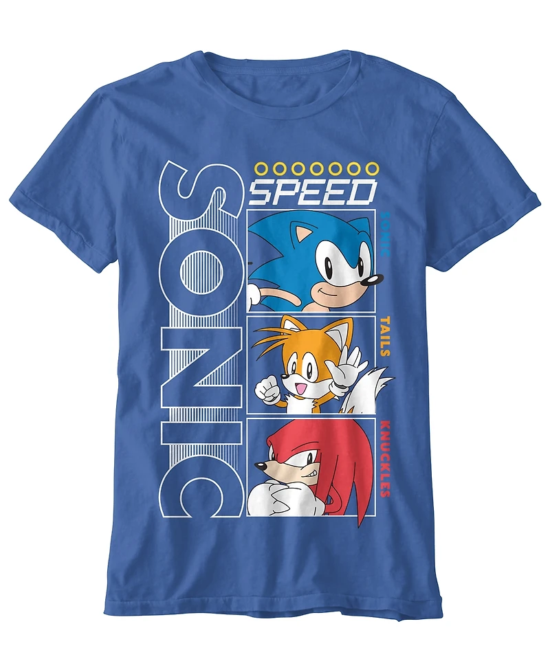 Sonic Big Boys Team Speed Short Sleeve T-Shirt