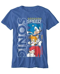 Sonic Big Boys Team Speed Short Sleeve T-Shirt