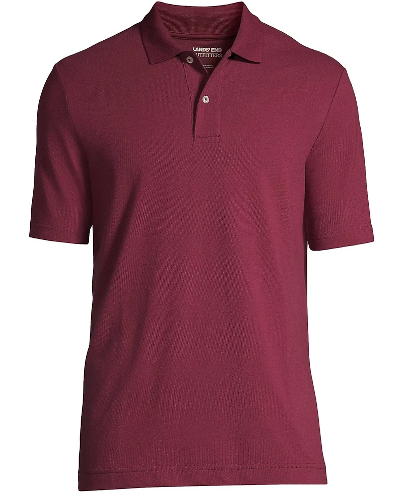 Lands' End Men's Short Sleeve Basic Mesh Polo Shirt