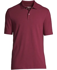 Lands' End Men's Short Sleeve Basic Mesh Polo Shirt