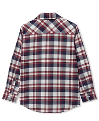 Lands' End Kids Long Sleeve Flannel Shirt