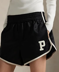 Polo Ralph Lauren Women's Elastic Waist Logo Detail Shorts