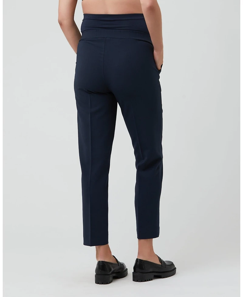 Ripe Maternity Alexa Classic Navy Crop Pants for Women