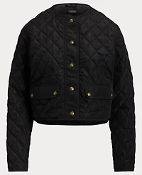 Lauren Ralph Women's Diamond Cropped Quilted Jacket
