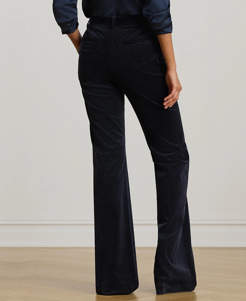 Lauren Ralph Women's High Rise Corduroy Flare Pants