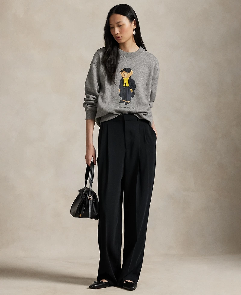Polo Ralph Lauren Women's Bear Fleece Crewneck Sweatshirt