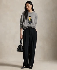 Polo Ralph Lauren Women's Bear Fleece Crewneck Sweatshirt