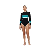 Free Sport by gottex Women's Aqua Chic Long Sleeve One Piece