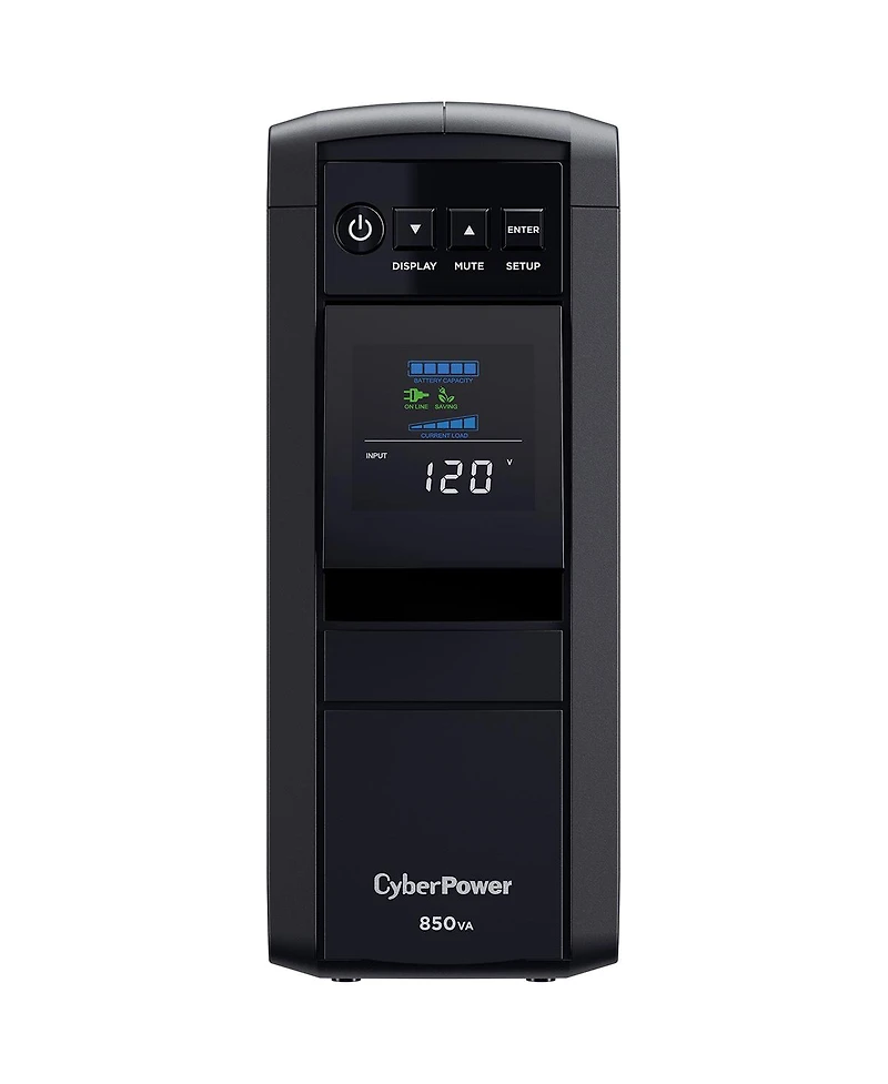 CyberPower Pfc Sinewave Computer Battery Backup, 850VA 510W Ups, 10 Outlets