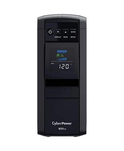 CyberPower Pfc Sinewave Computer Battery Backup, 850VA 510W Ups, 10 Outlets