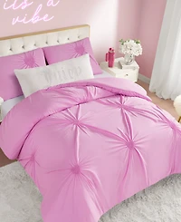 Juicy Couture Amora Gathered Heart 3-Pc. Comforter Set, King