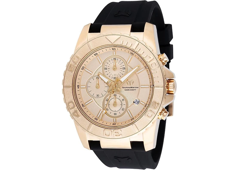 Technomarine Men's Tm-725009 Sea Quartz Gold Dial Watch