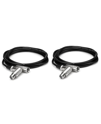 Hosa Technology Hosa Xff-101.5 Balanced Interconnect, Right-angle XLR3F to XLR3M, 1.5 ft