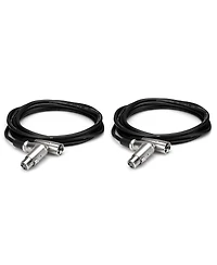 Hosa Technology Hosa Xff-101.5 Balanced Interconnect, Right-angle XLR3F to XLR3M, 1.5 ft