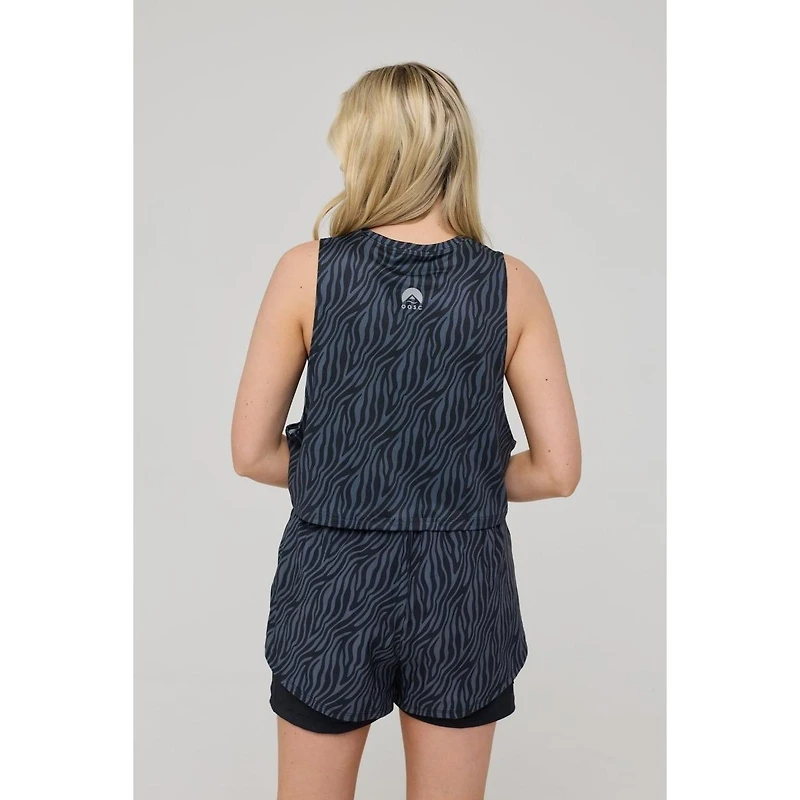 Oosc Elite 2 1 Running Shorts - Black Tiger